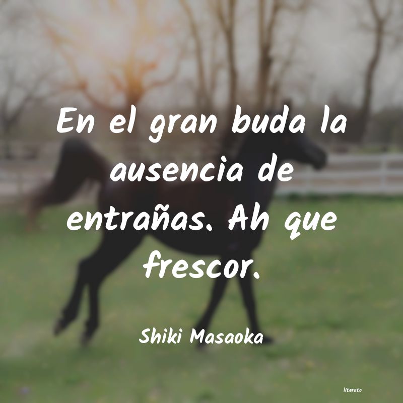 Frases de Shiki Masaoka