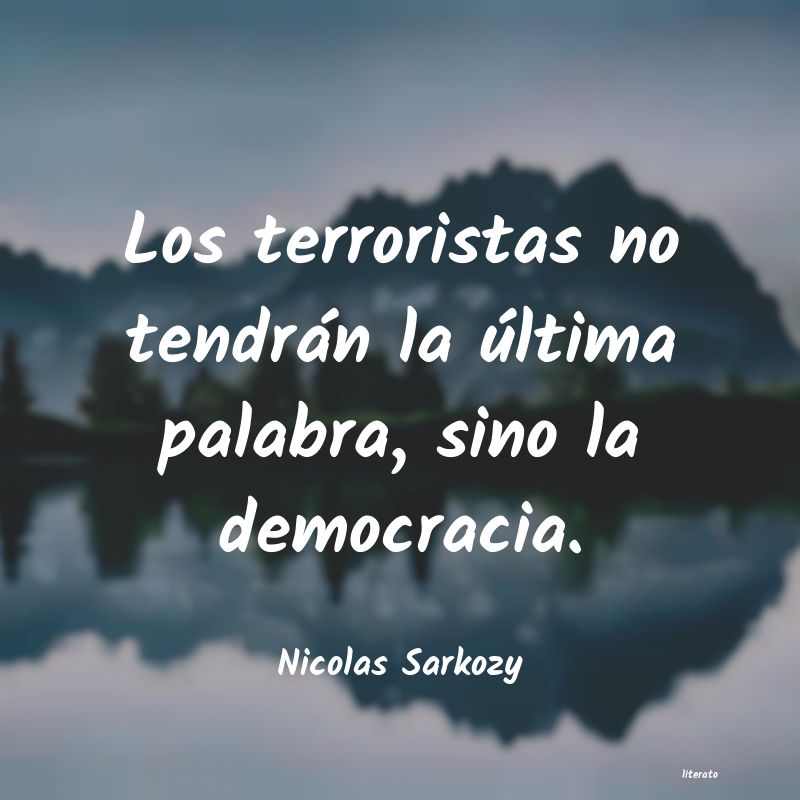 frases de Nicolas Sarkozy