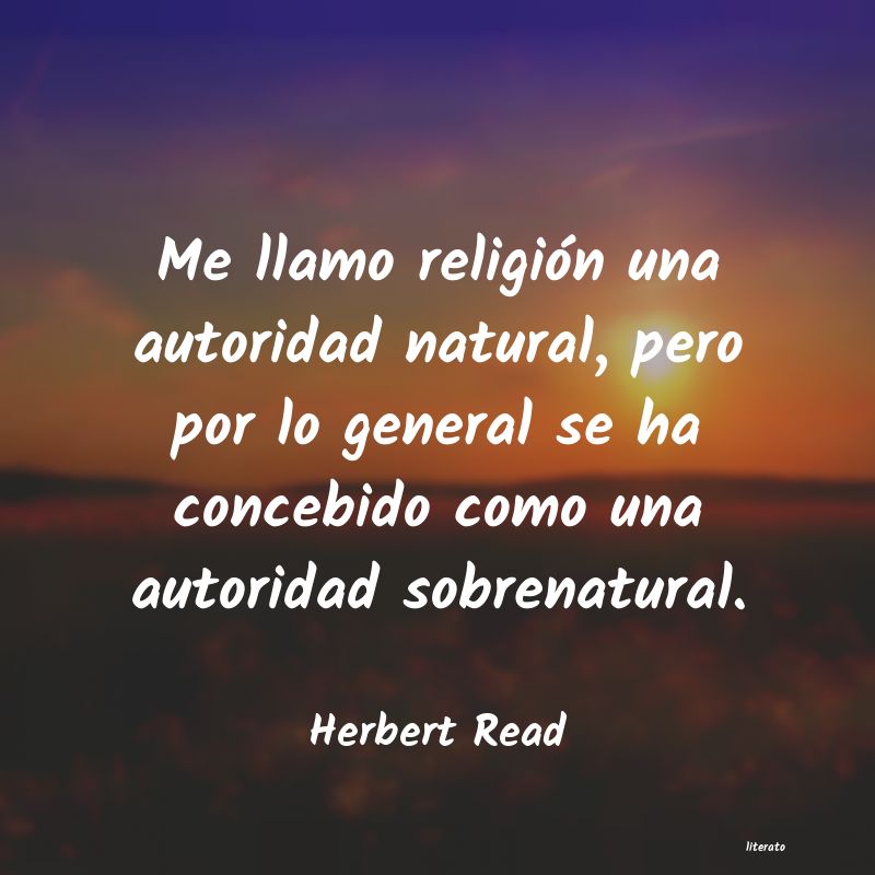 Frases de Herbert Read