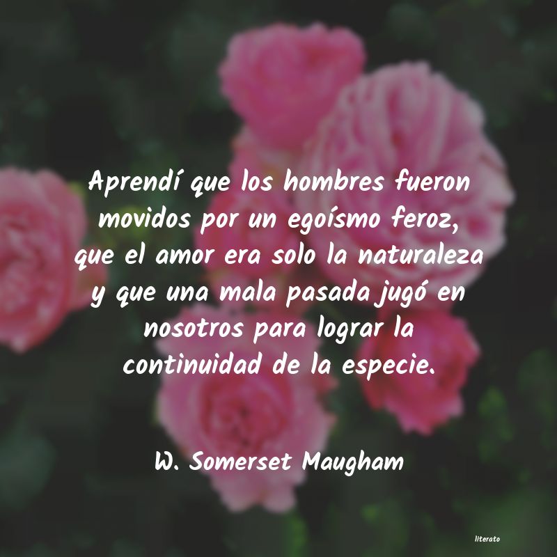 Frases de W. Somerset Maugham