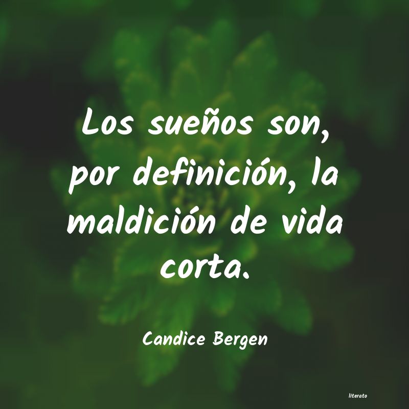 frases de Candice Bergen