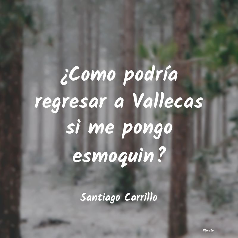 frases de Santiago Carrillo