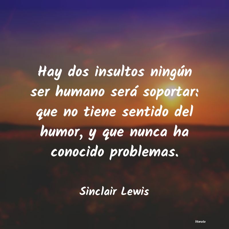 Frases de Sinclair Lewis