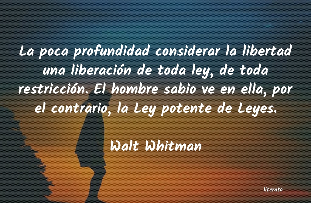 frases de Walt Whitman