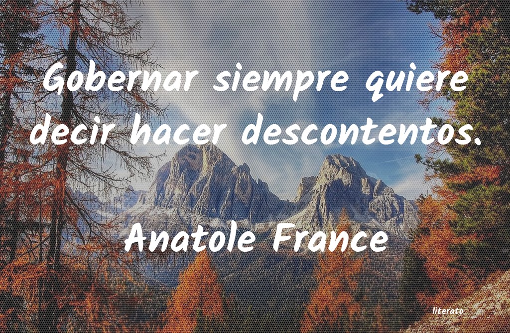 Frases de Anatole France