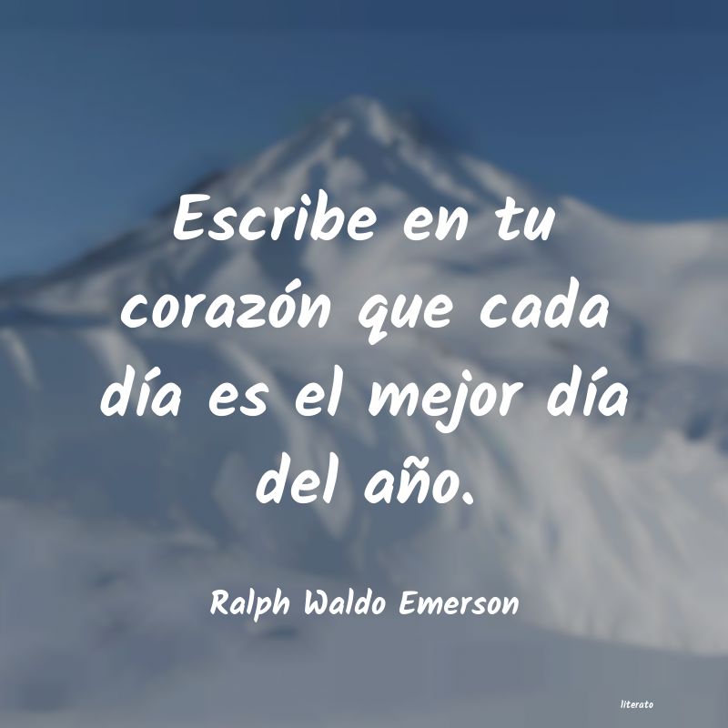 Frases de Ralph Waldo Emerson