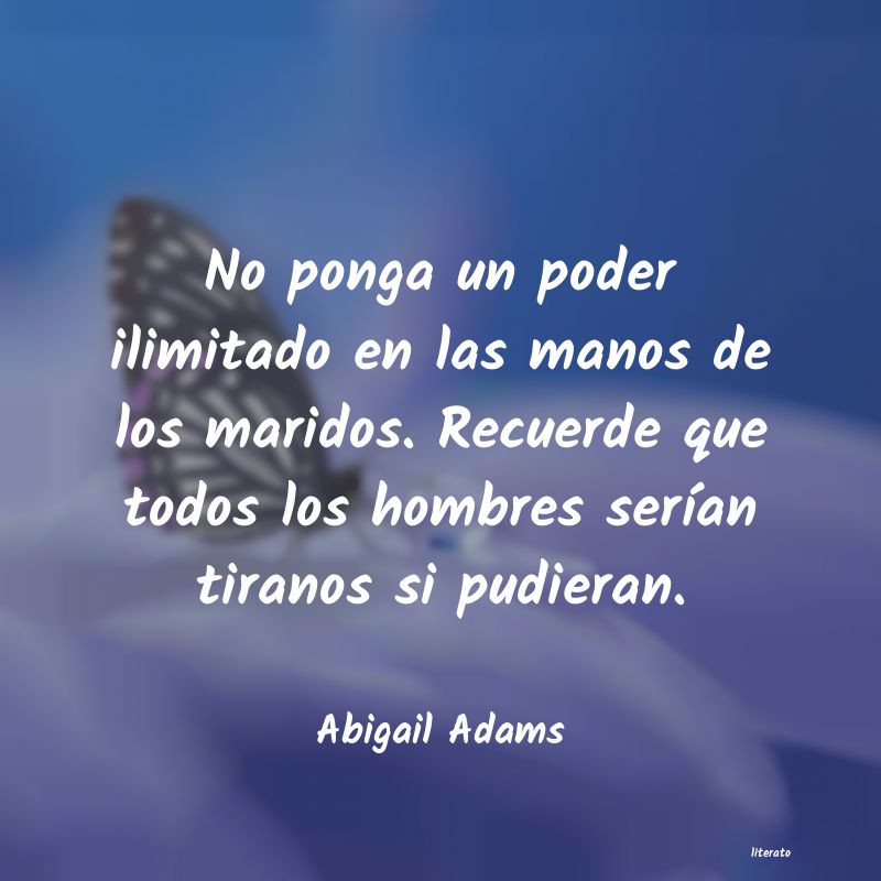 Frases de Abigail Adams