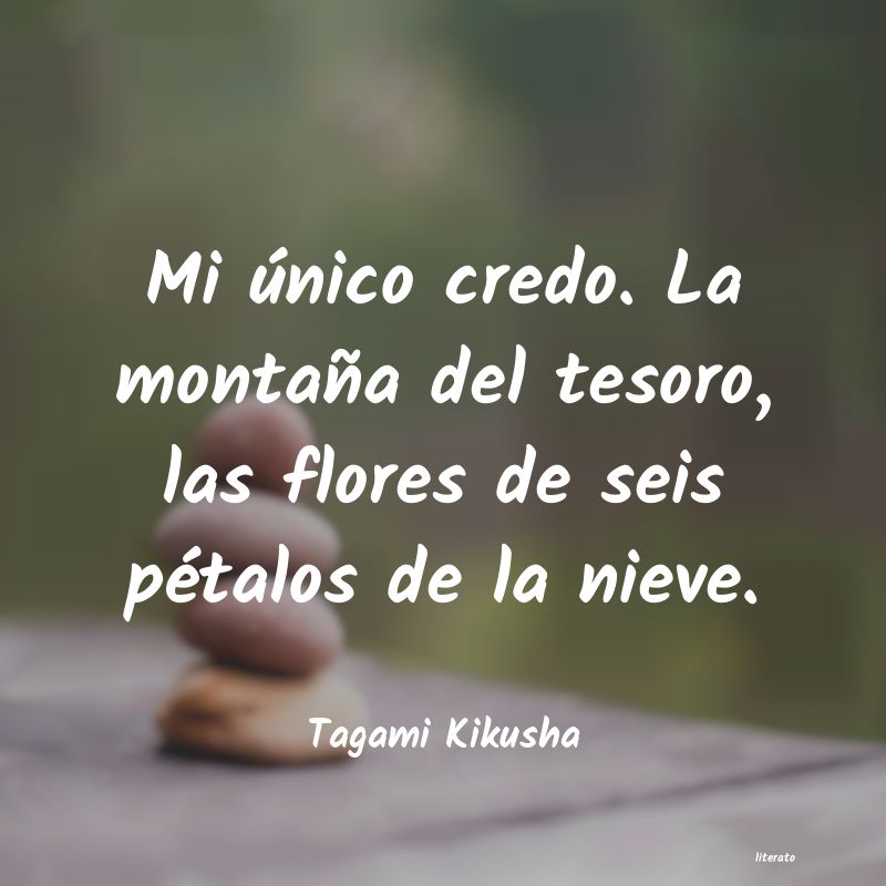 Frases de Tagami Kikusha