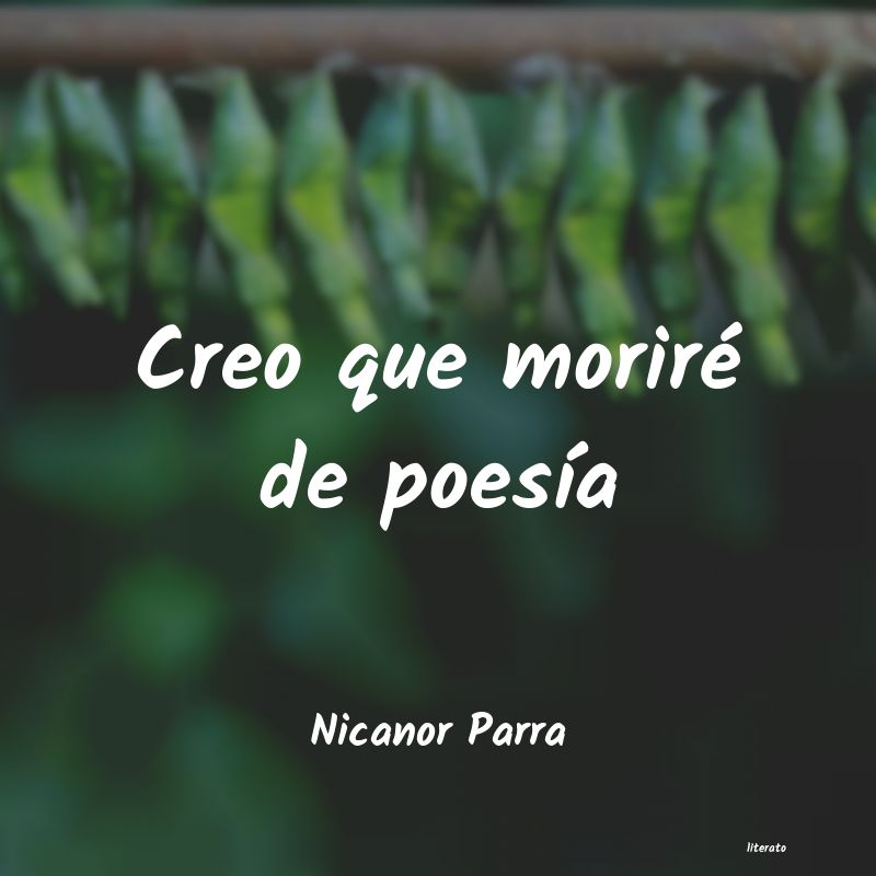 frases de Nicanor Parra
