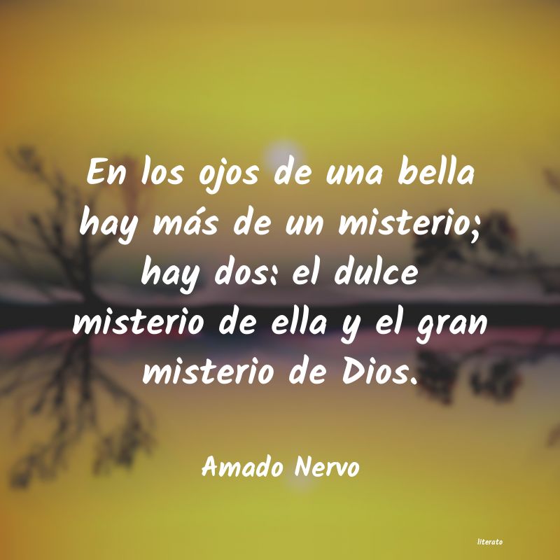 frases de Amado Nervo