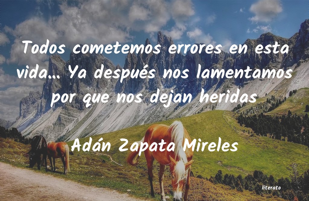 Frases de Adán Zapata Mireles