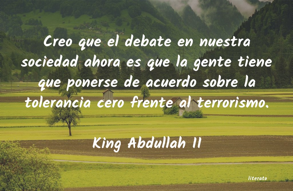 Frases de King Abdullah II