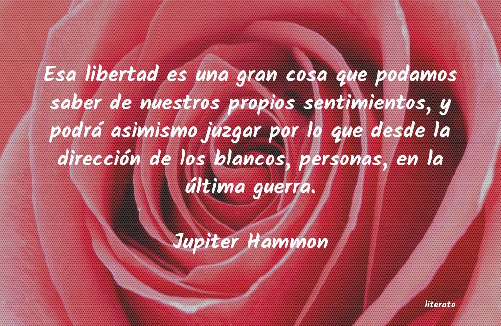 frases de Jupiter Hammon