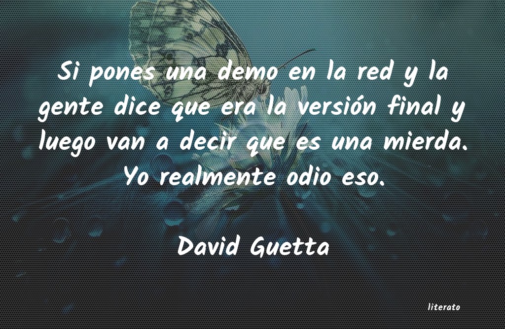 Frases de David Guetta