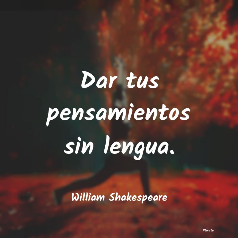 Frases de William Shakespeare