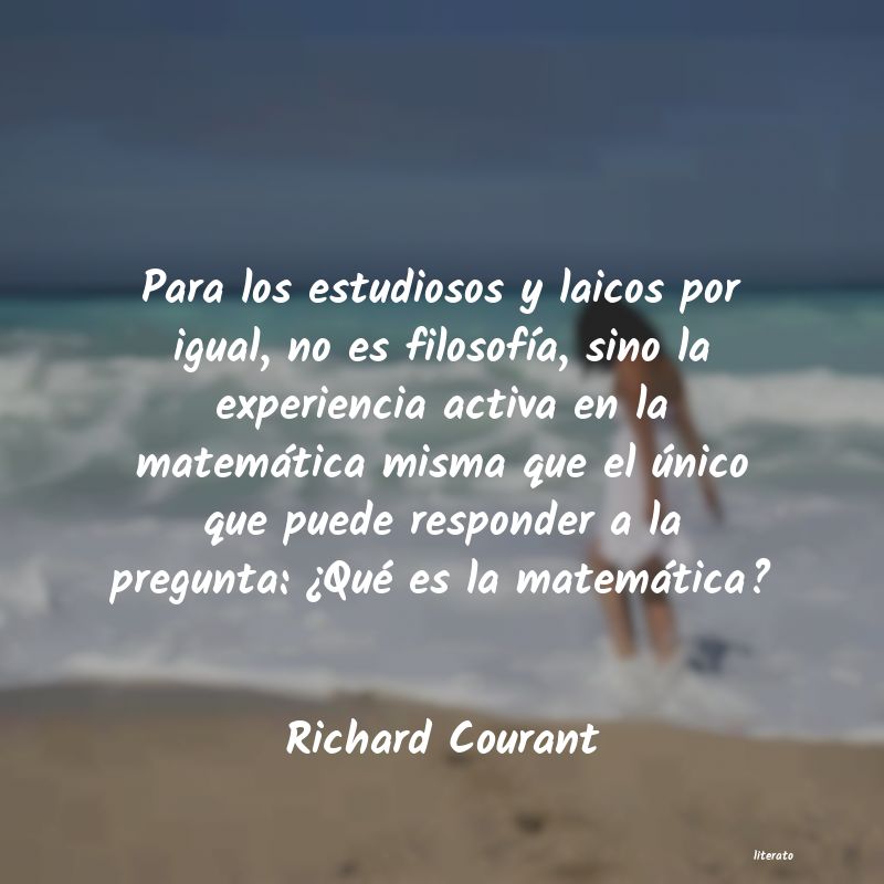 Frases de Richard Courant