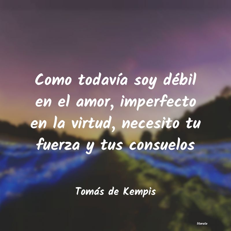 Frases de Tomás de Kempis