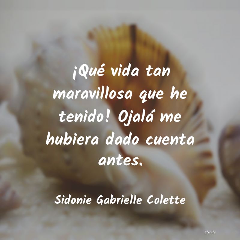 Frases de Sidonie Gabrielle Colette