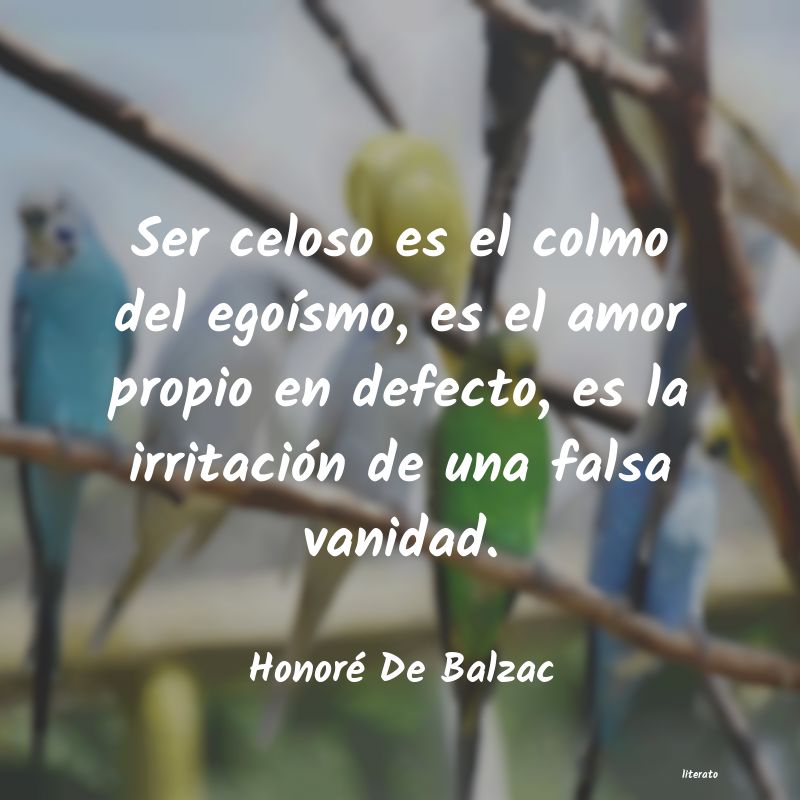 frases de Honoré De Balzac