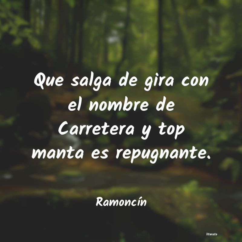 frases de RamoncÃn