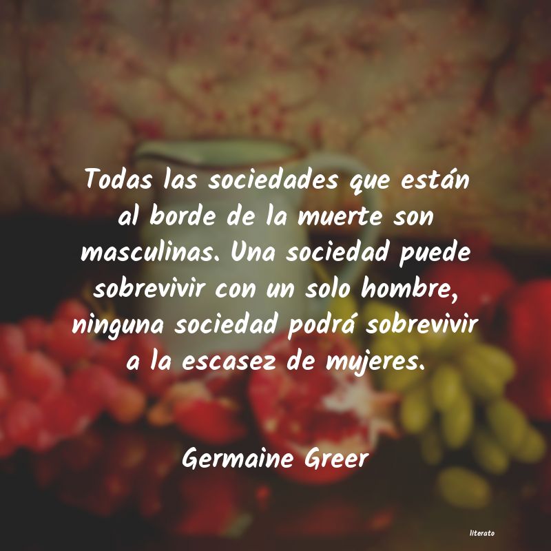 frases de Germaine Greer