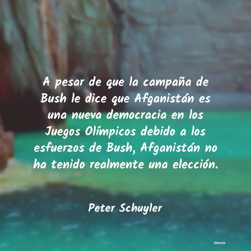 Frases de Peter Schuyler