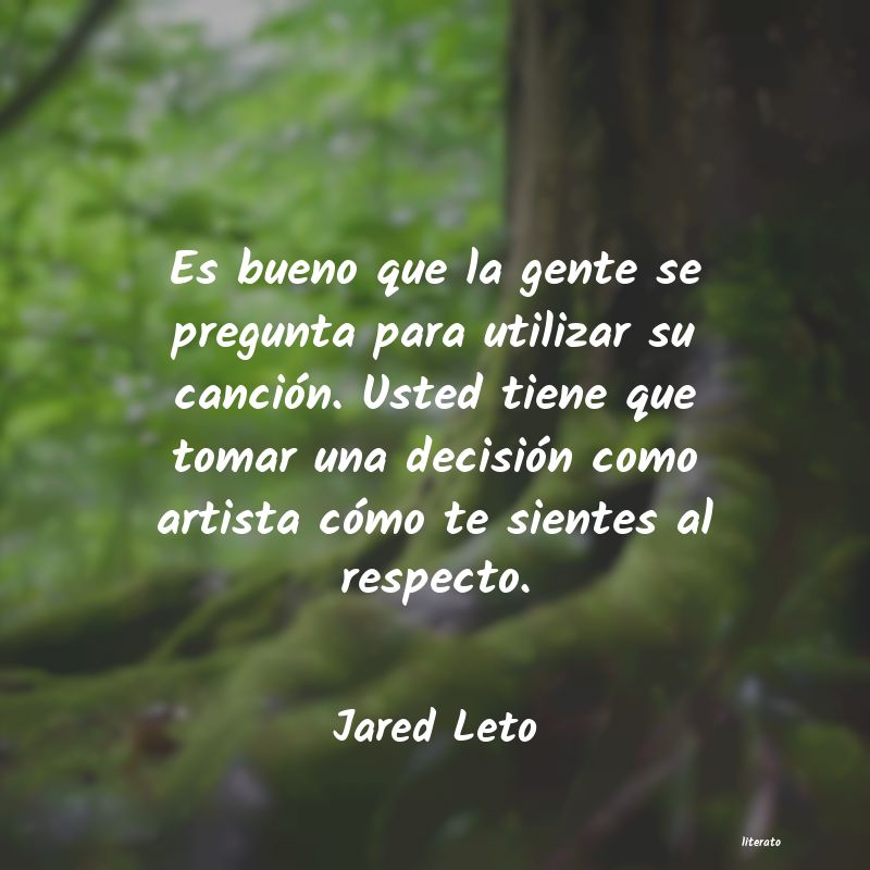 frases de Jared Leto