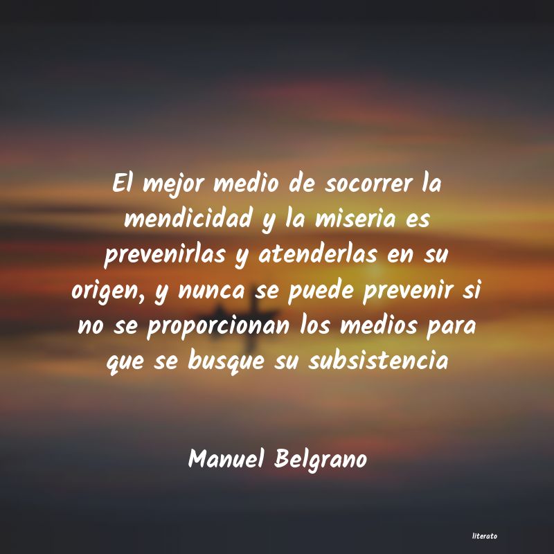 frases de Manuel Belgrano