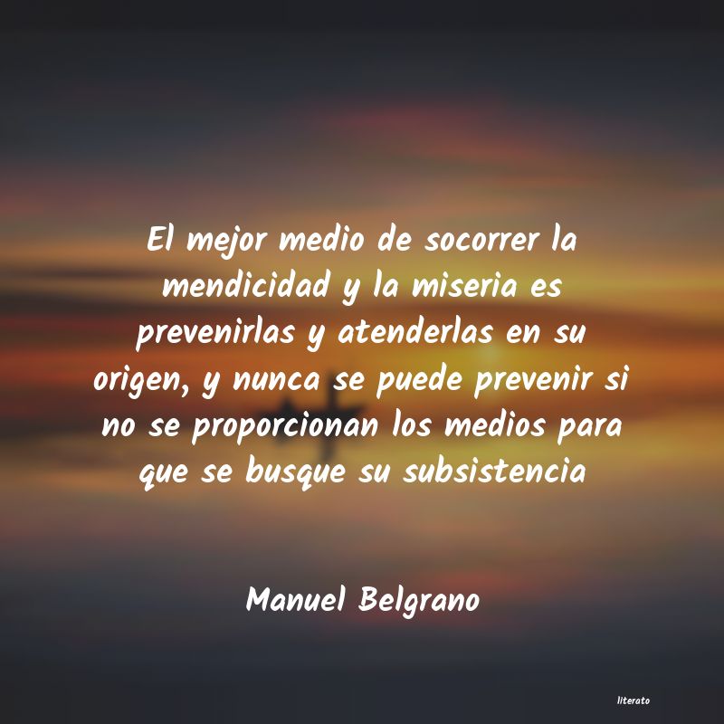 Frases de Manuel Belgrano