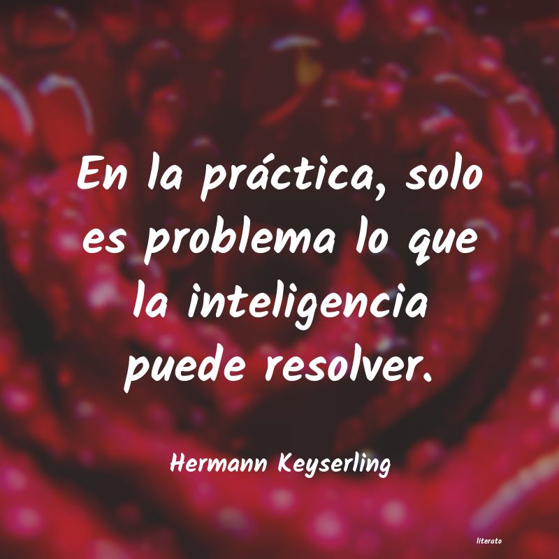 Frases de Hermann Keyserling