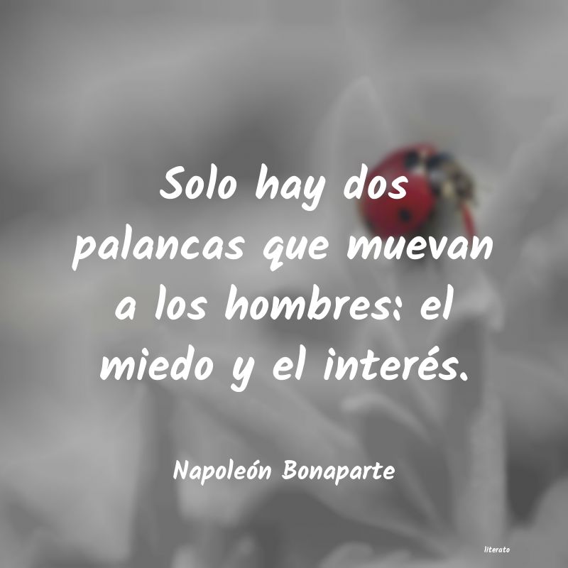 Frases de Napoleón Bonaparte