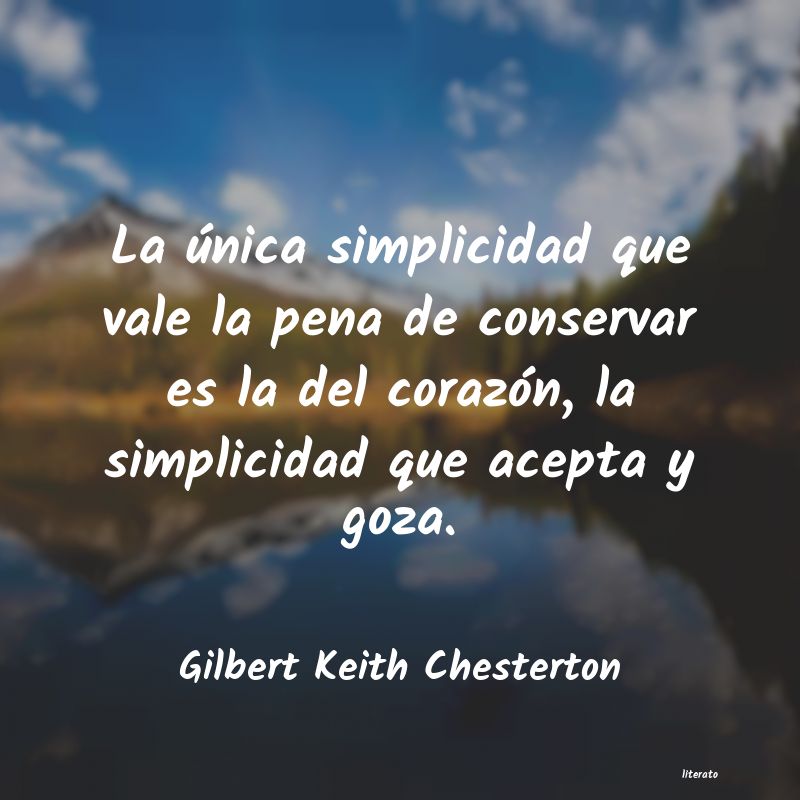 Frases de Gilbert Keith Chesterton