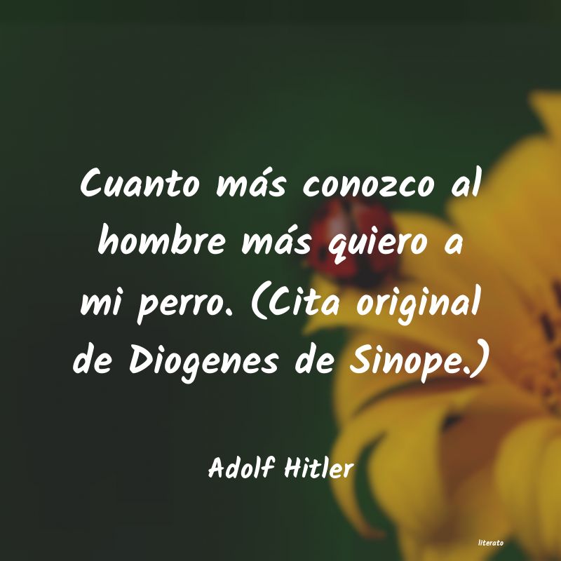 Frases de Adolf Hitler