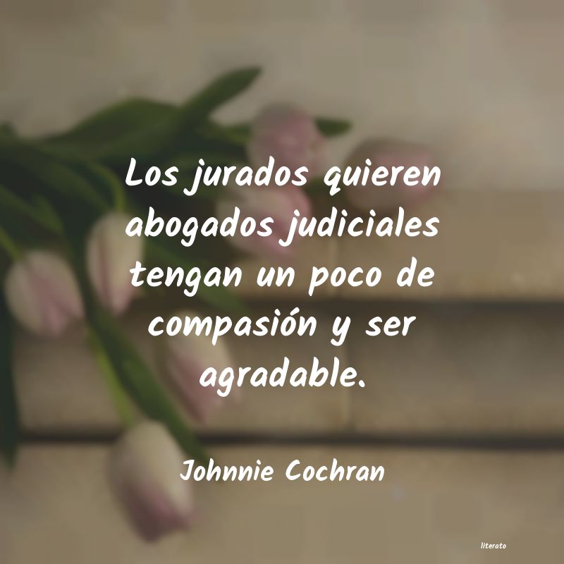 Frases de Johnnie Cochran