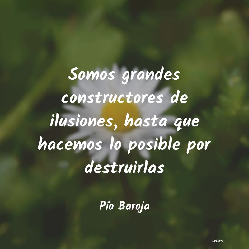 frases de PÃo Baroja
