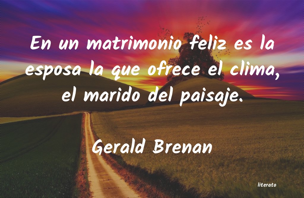 Frases de Gerald Brenan