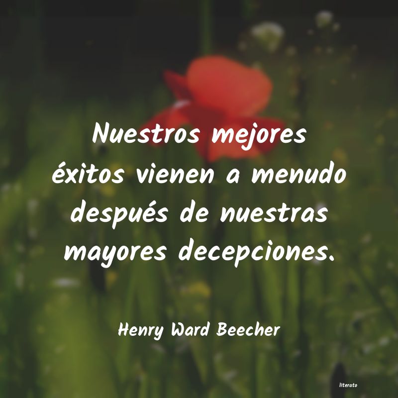 Frases de Henry Ward Beecher