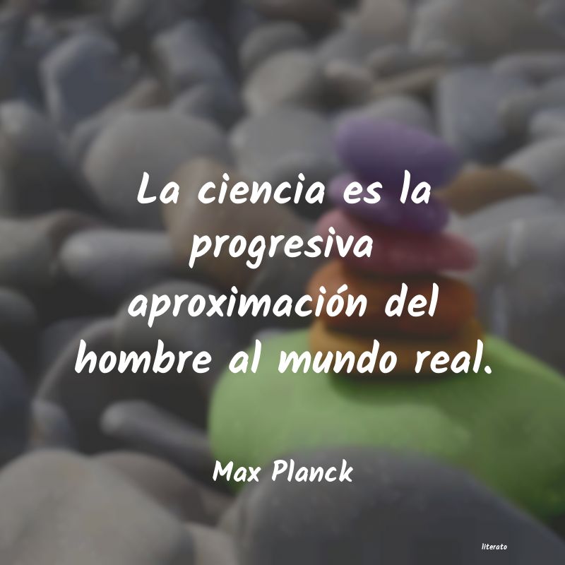 frases de Max Planck
