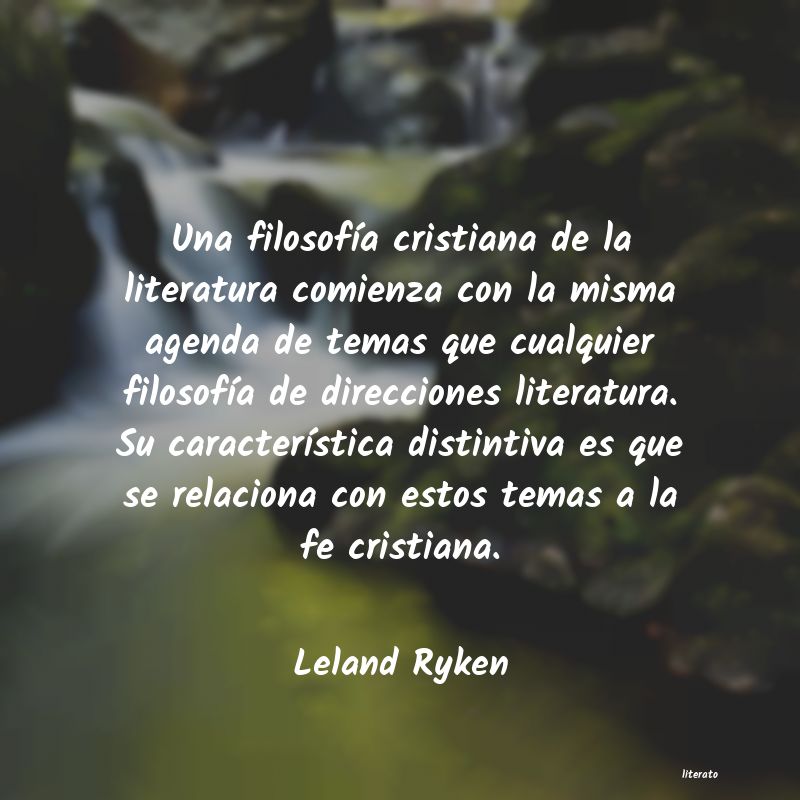 Frases de Leland Ryken