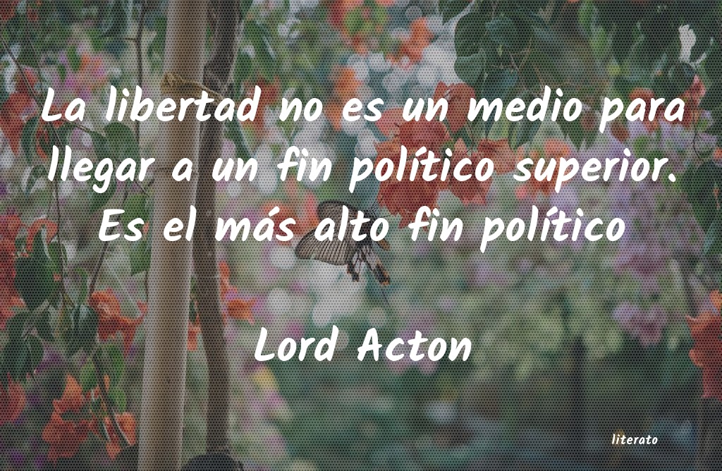 frases de Lord Acton