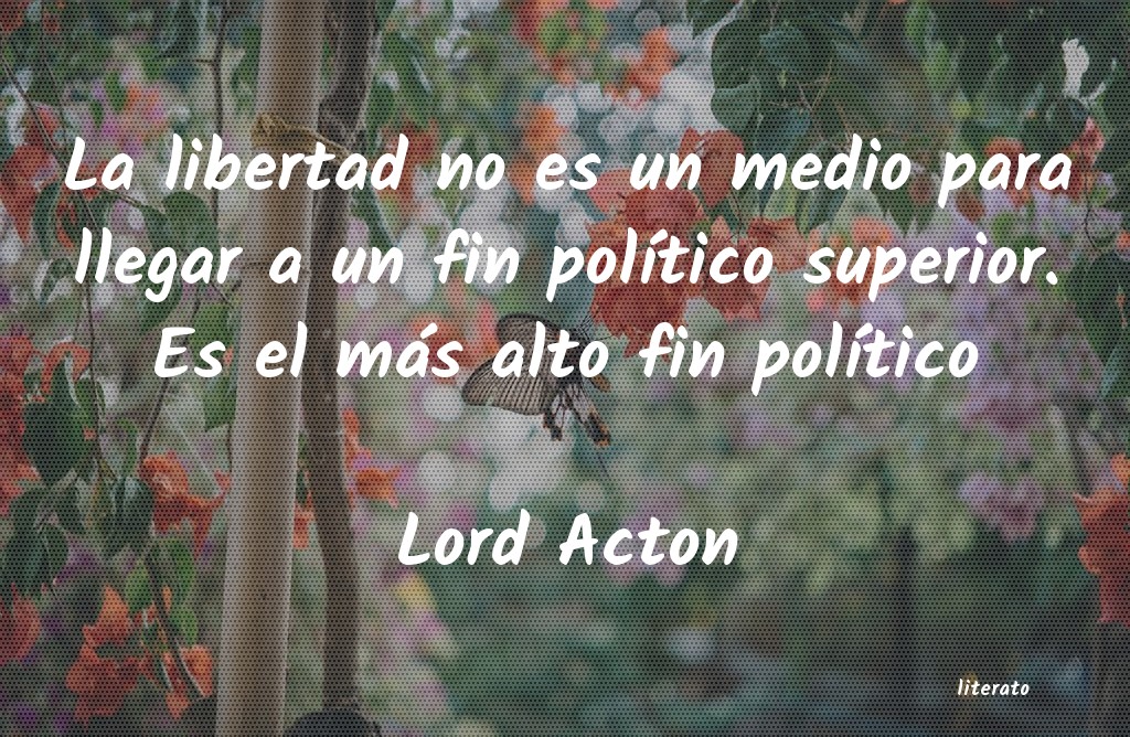 Frases de Lord Acton