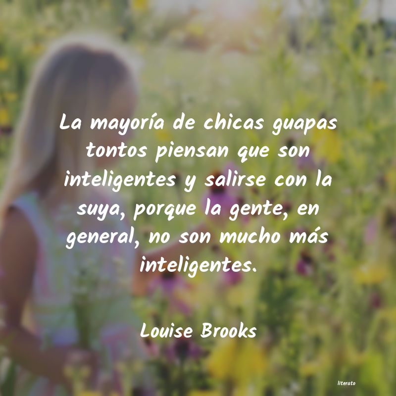 frases de Louise Brooks