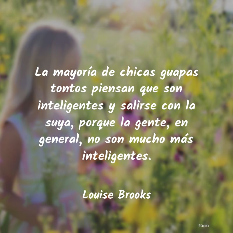 Frases de Louise Brooks