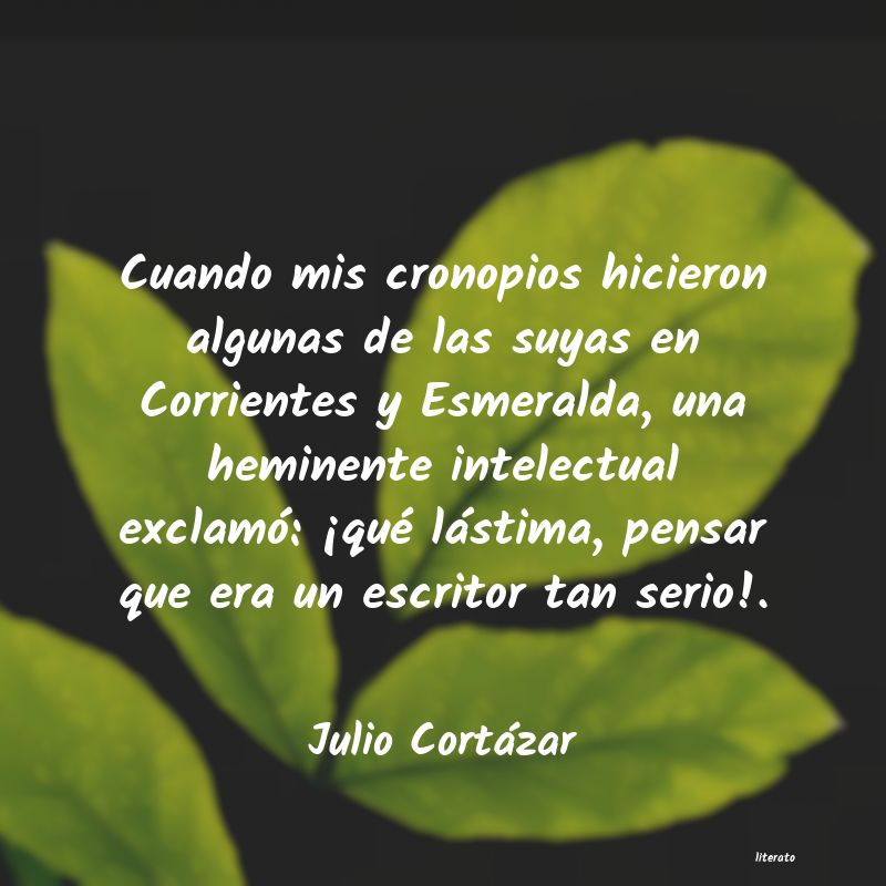 Frases de Julio Cortázar