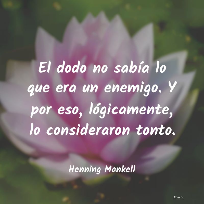 Frases de Henning Mankell