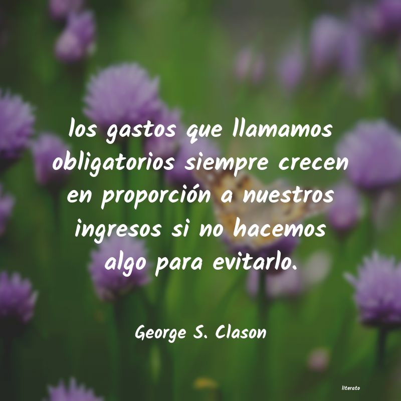 frases de George S. Clason