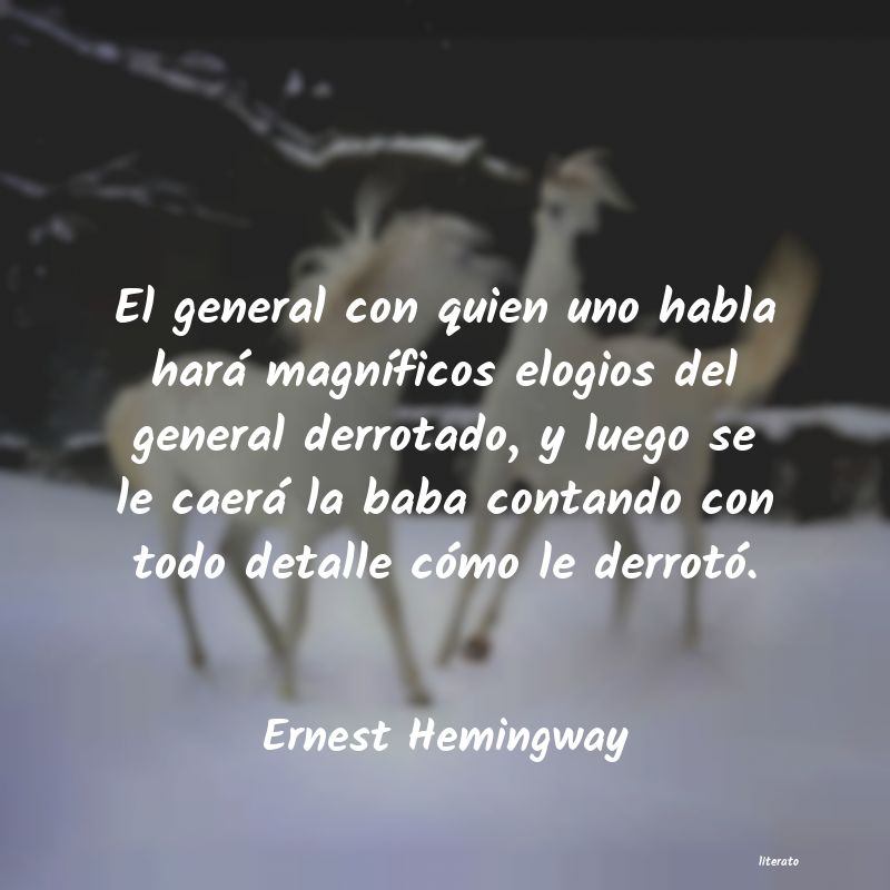 Frases de Ernest Hemingway