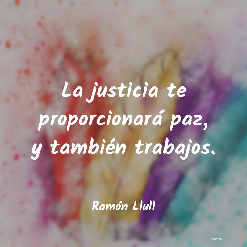 frases de RamÃ³n Llull