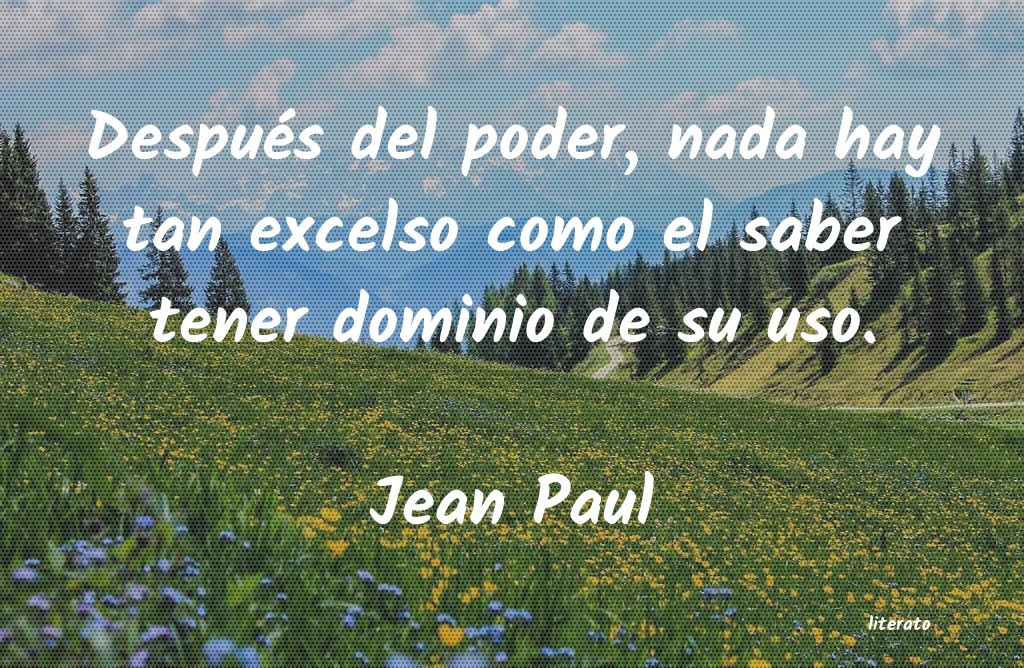Frases de Jean Paul