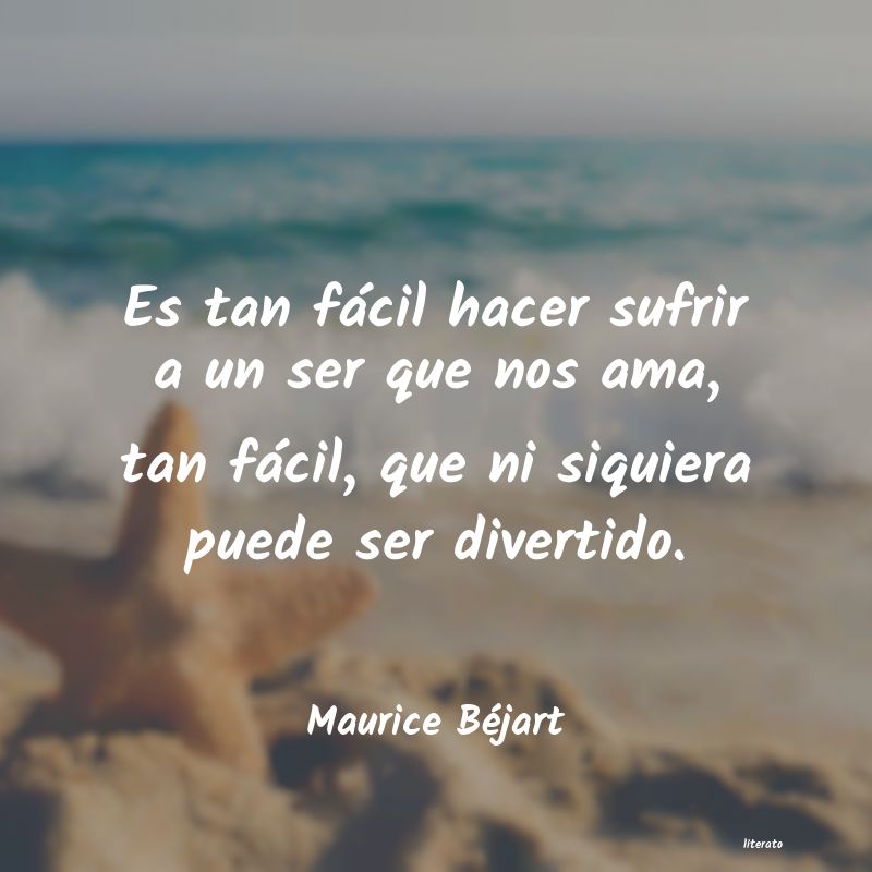 Frases de Maurice Béjart